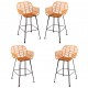 PACK 4 LE MIDI STOOL WITH ARMS