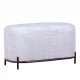 Minimalist design Clair Loveseat sofa footrest