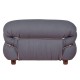 OLYMPIA 1 SEAT SOFA UPHOLSTERED IN SHERPA FABRIC