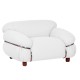 OLYMPIA 1 SEAT SOFA UPHOLSTERED IN SHERPA FABRIC