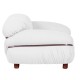 OLYMPIA 1 SEAT SOFA UPHOLSTERED IN SHERPA FABRIC