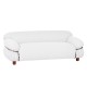 OLYMPIA 2-SEAT SOFA UPHOLSTERED IN SHERPA FABRIC