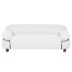 OLYMPIA 2-SEAT SOFA UPHOLSTERED IN SHERPA FABRIC