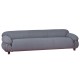 OLYMPIA 3-SEAT SOFA UPHOLSTERED IN SHERPA FABRIC