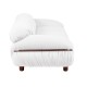 OLYMPIA 3-SEAT SOFA UPHOLSTERED IN SHERPA FABRIC