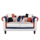 furmod Soffa Chesterfield Patchwork 2-sits