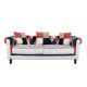 Sofa Chesterfield Patchwork3-Sitzer