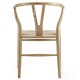 Replica of the high-end Wishbone CH24 chair