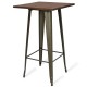 High table Bistro Dark Legs Antique