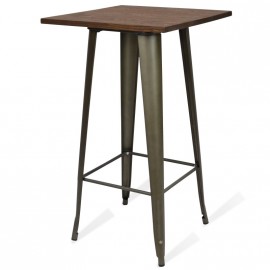 High table Bistro Dark Legs Antique