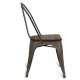 Industrial chair Bistro Wood Antique