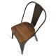 Industrial chair Bistro Wood Antique