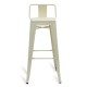 Industrial stool Metal Wide Bistro Matte