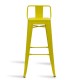 Industrial stool Metal Wide Bistro Matte