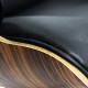 Eames Lounge chair replica with chrome foot by Charles & Ray Eames