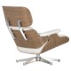 Eames lounge chair replica in walnut wood by Charles & Ray Eames