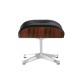 Eames Lounge chair replica with chrome foot by Charles & Ray Eames