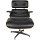 Eames lounge chair replica in leatherette by Charles & Ray