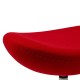 Ottoman Replica of the Egg Chair in Cashmere by designer Arne Jacobsen