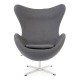 Replica Egg Chair with Footstool by designer Arne Jacobsen