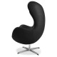 Leather Egg Chair Replica by designer Arne Jacobsen