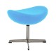 Ottoman Replica of the Egg Chair in Cashmere by designer Arne Jacobsen