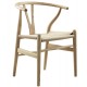 Replica of the high-end Wishbone CH24 chair