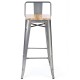 Industrial stool Bistro LB Style Wood