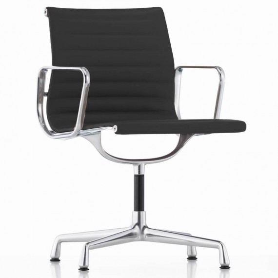 stoomboot Accountant oppakken Inspiratie aluminium stoel EA103 - leren bureaustoel