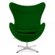 Replica Egg Chair with Footstool by designer Arne Jacobsen