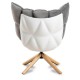 Replica of the designer Husk Armchair by the designer Patricia Urquiola