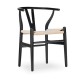 Replica Wishbone Chair in Colored Wood by Hans J. Wegner