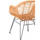 Le Midi Armchair in rattan perfect for outdoor