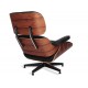 Replica armchair Eames Lounge Chair premium version in Aniline Leather and palissander wood by Charles & Ray Eames