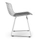 Replica Bertoia chair "High Quality" in Chrome Steel of the famous designer Hans J. Wegner