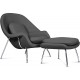 Replica of the Womb Chair by designer Eero Saarinen