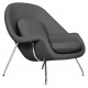 Replica of the Womb Chair by designer Eero Saarinen