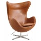 Replica Egg Chair in vintage distressed leatherette