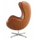 Replica Egg Chair in vintage distressed leatherette