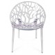 Transparent Chrystal Outdoor Chair Replica