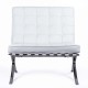 furmod Silla Barcelona Chair HQ con Ottoman