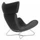 Imola Design Armchair Replica in Italian Leather 