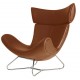 Imola Design Armchair Replica in Italian Leather 