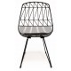 Summer steel chair suitable for outdoor