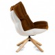 Replica of the designer Husk Armchair with footrest by the magnificent designer Patricia Urquiola