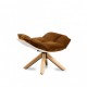 Replica of the designer Husk Armchair with footrest by the magnificent designer Patricia Urquiola