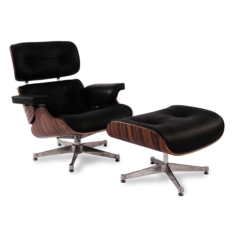 Disciplinair tieners leerplan Eames Lounge Chair PU Inspiratie - Economy versie - Icon meubelen