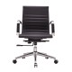 Alu Lowback Office Chair in Faux Leather