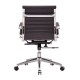 Alu Lowback Office Chair in Faux Leather