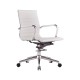 Alu Lowback Office Chair in Faux Leather